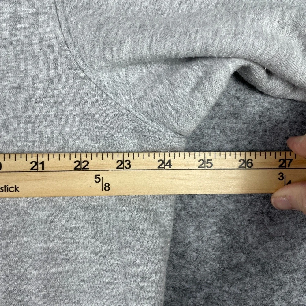 The North Face Hoodie Mens L Gray Half Dome Pullover Fleece Sweatshirt A3FR1